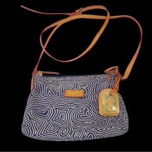 Dooney & Bourk Vuntage Swirl Patterned Crossbody Bag